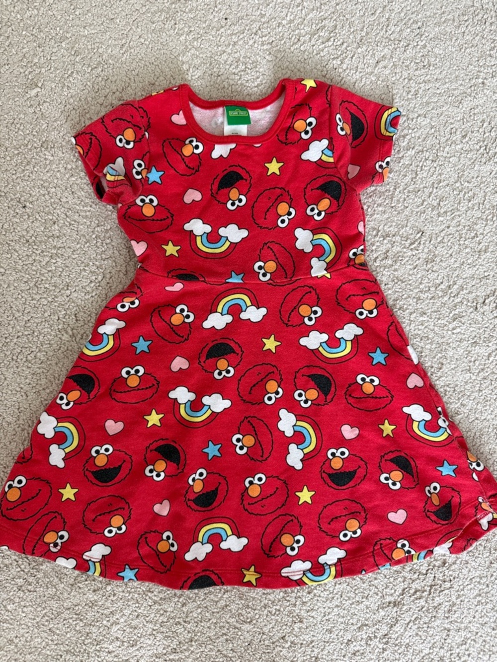 Sesame Street Elmo Dress Toddler 4T